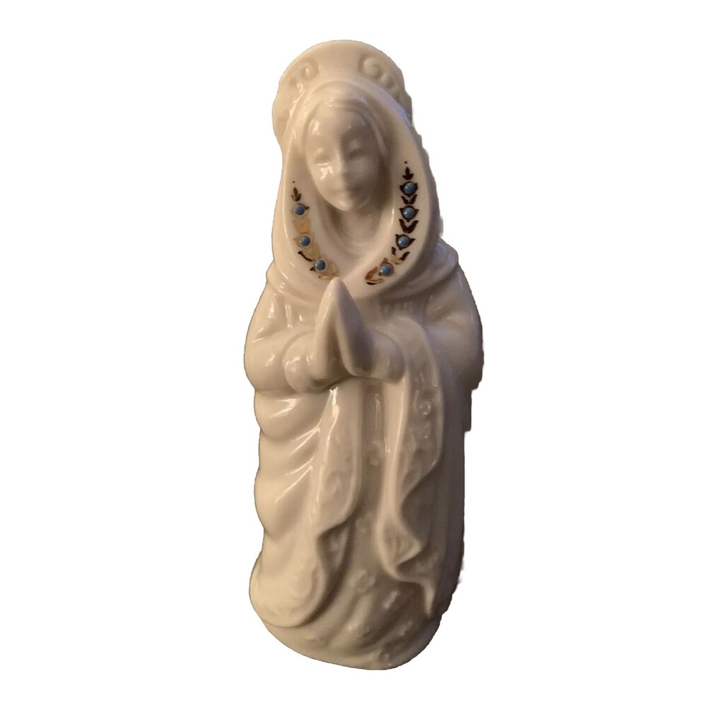 Lenox China Jewels Christmas Nativity 1993 Mary Blessed Mother Figurine Kneeling